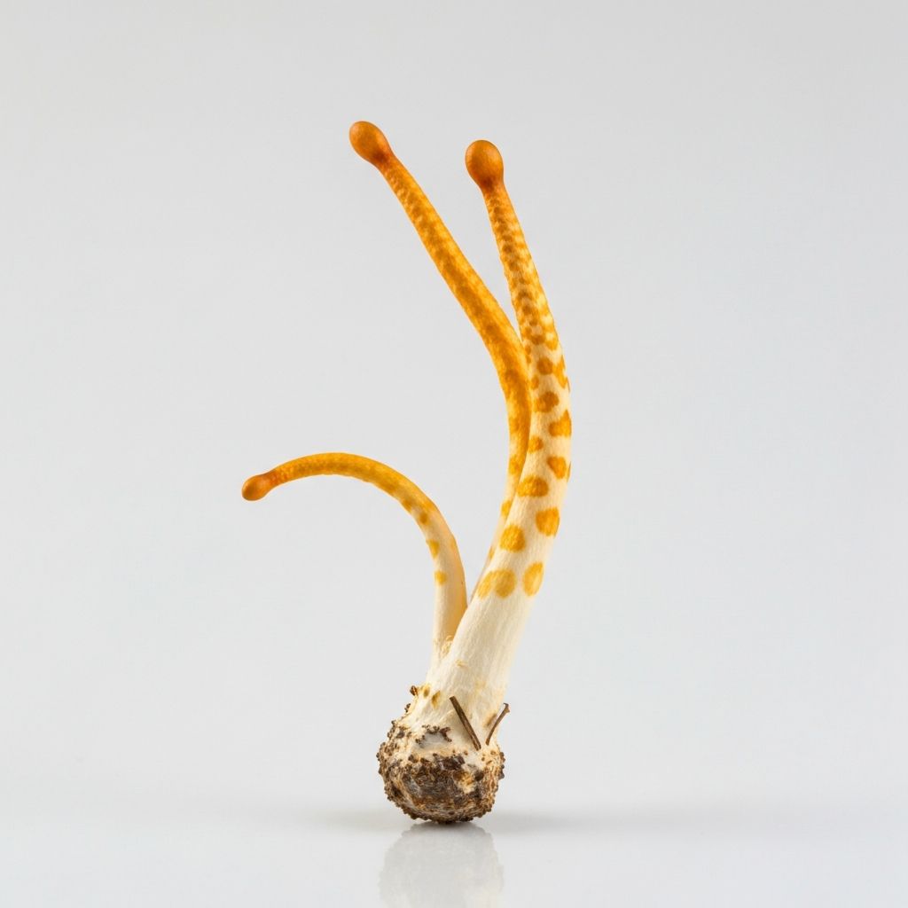 Cordyceps Pilz Detail in Makrofotografie